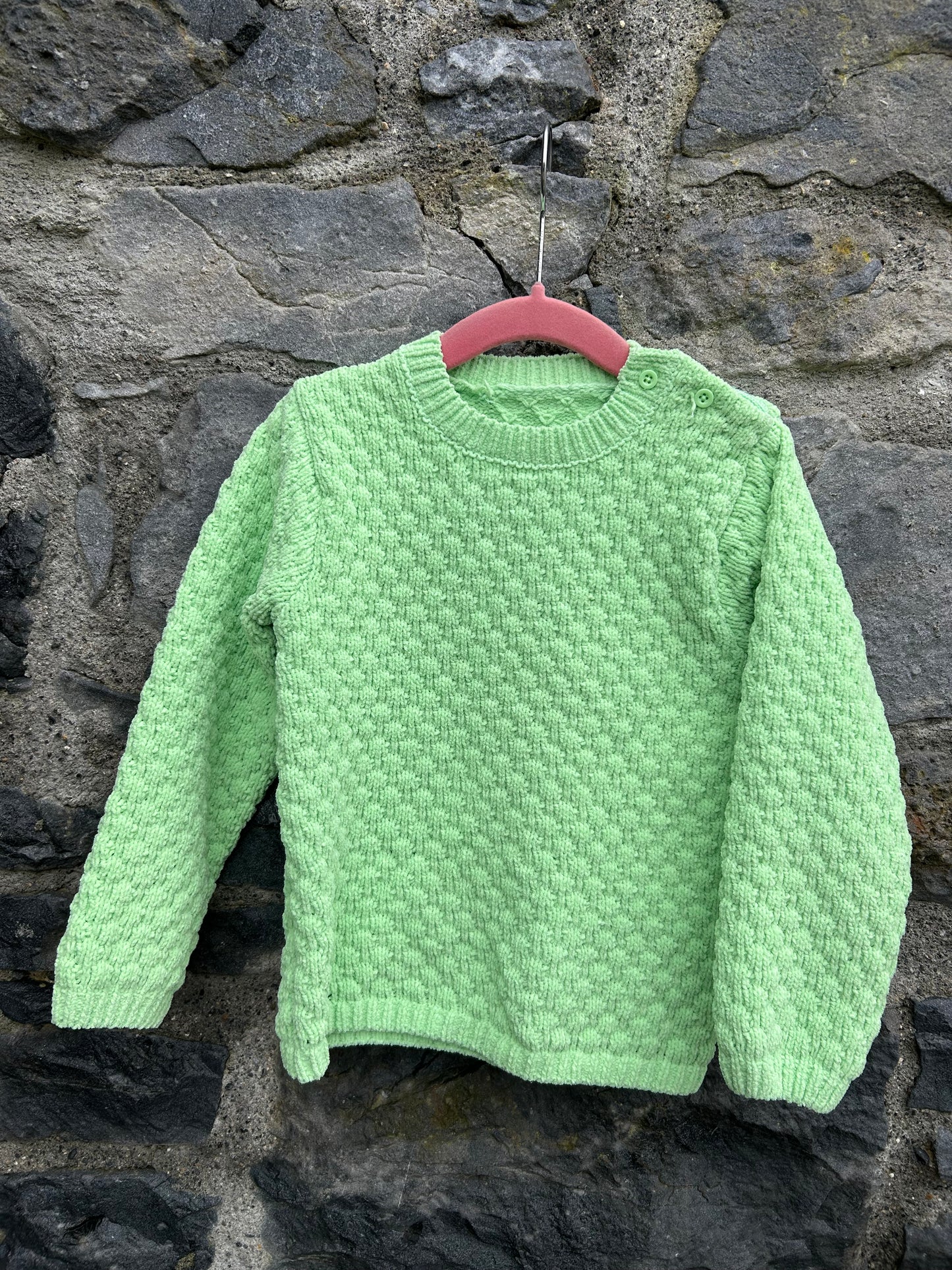 Light green jumper  3-4y (98-104cm)