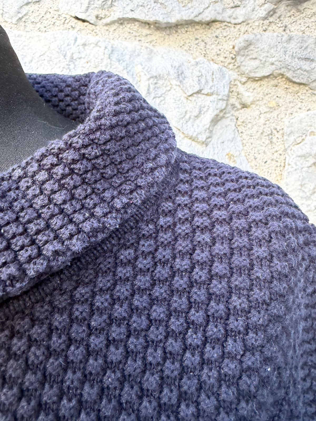 Cowl neck textured knit jumper uk 14
