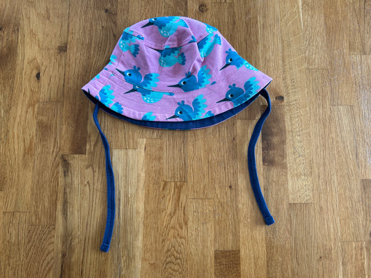 Pink and teal bird hat  3m (62cm)