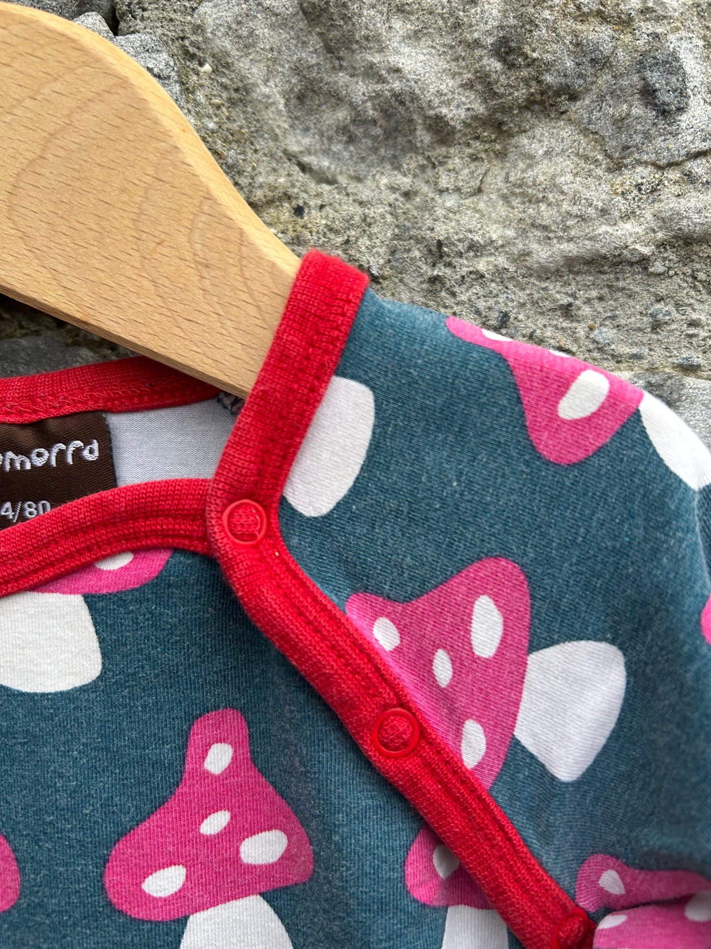 Toadstool charcoal vest  9-12m (74-80cm)