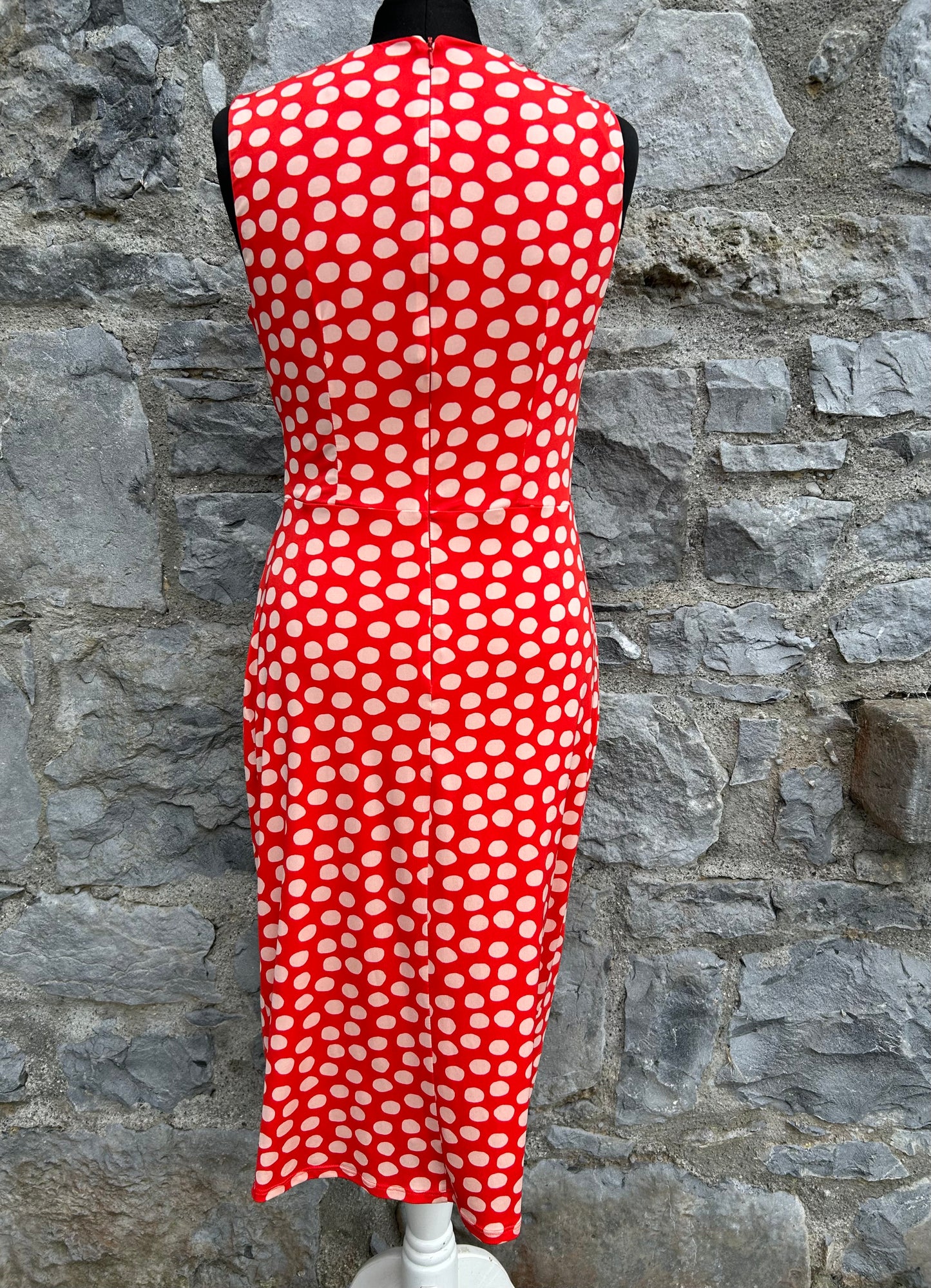 Mega dots red dress uk 10