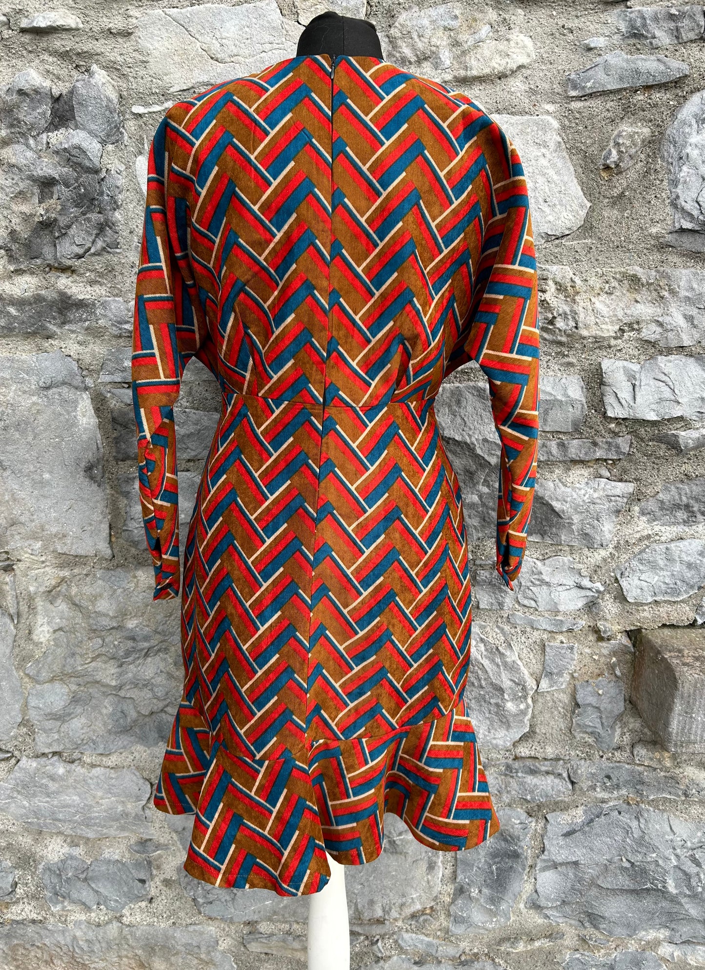 Rusty chevron dress uk 8-10