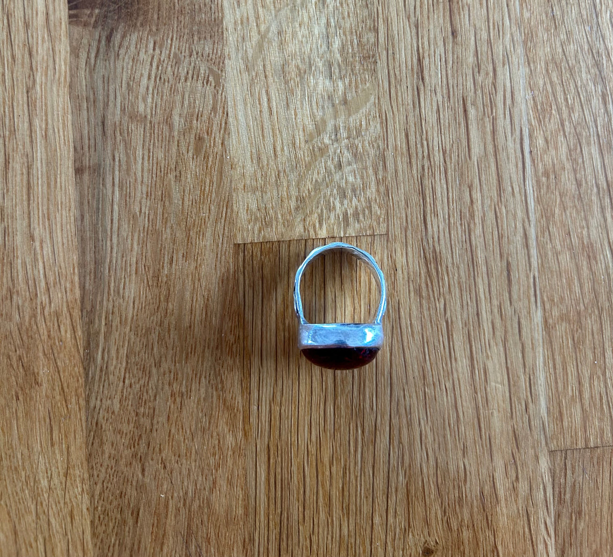 Hidden heart red ring