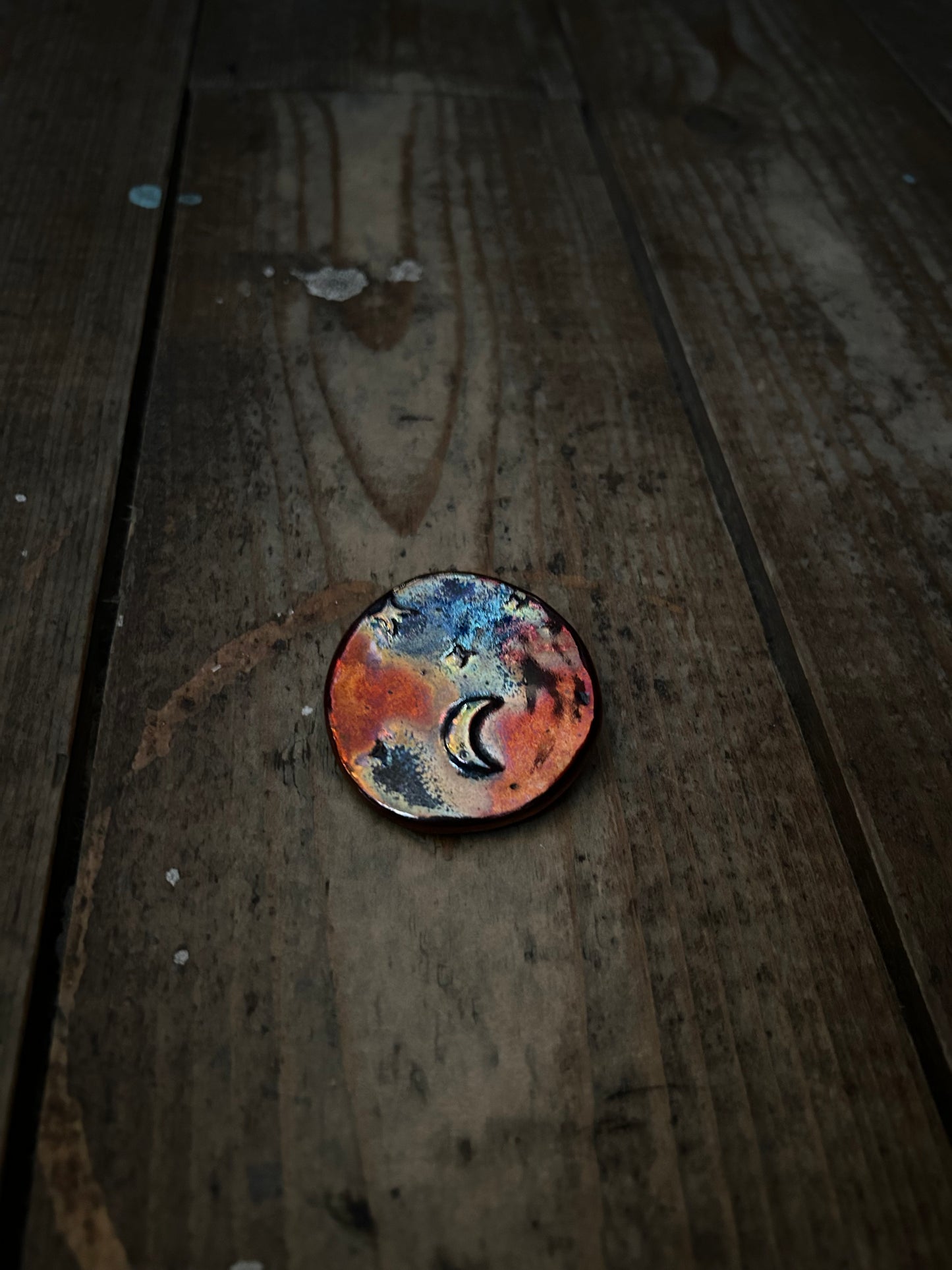 Moon brooch