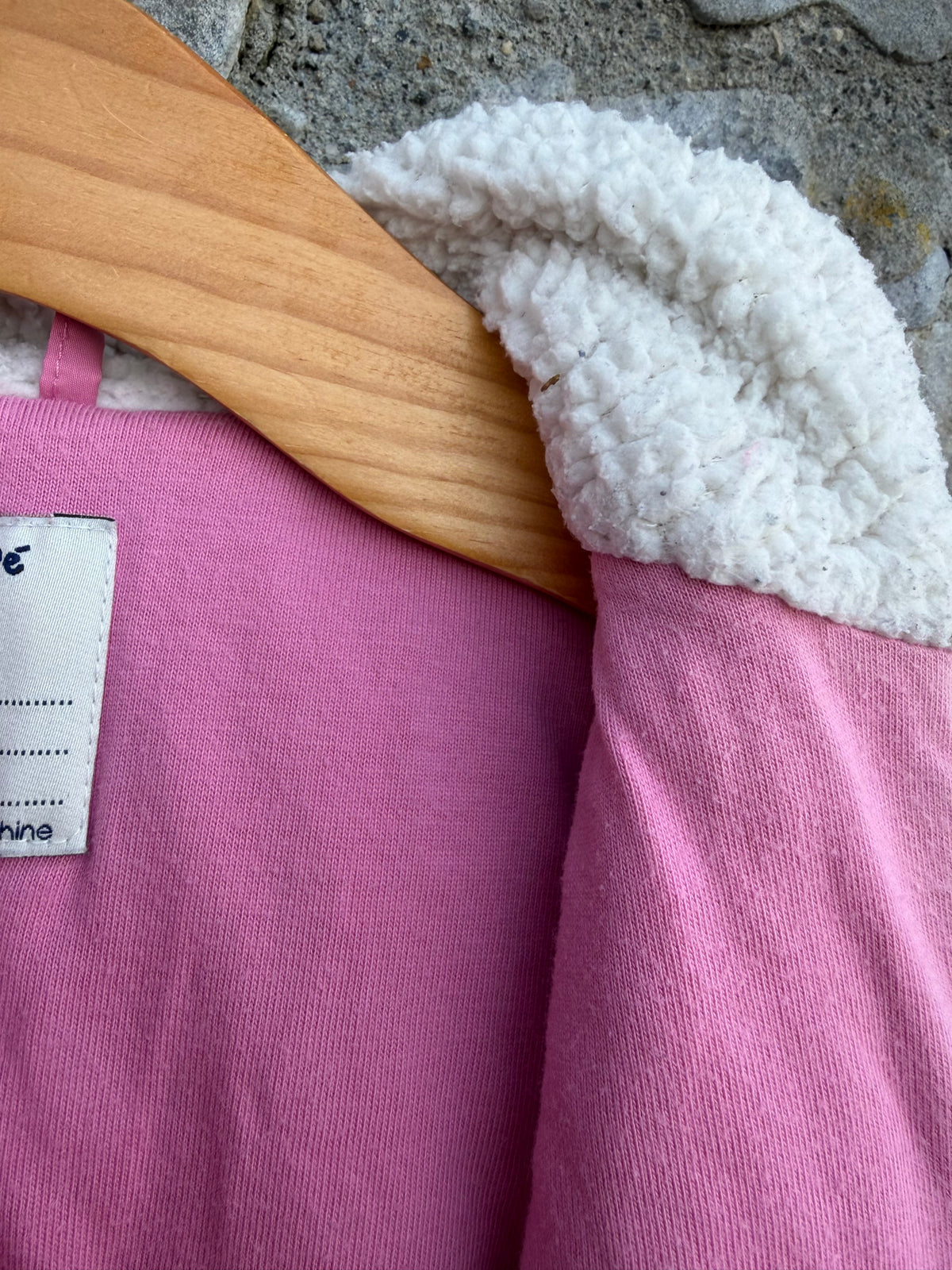 Pink quilted jacket 18-24m (86-92cm)