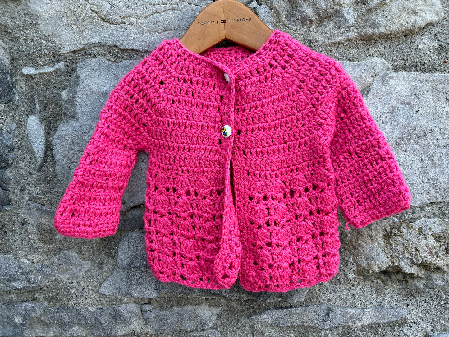 Pink cardigan  3-6m (62-68cm)