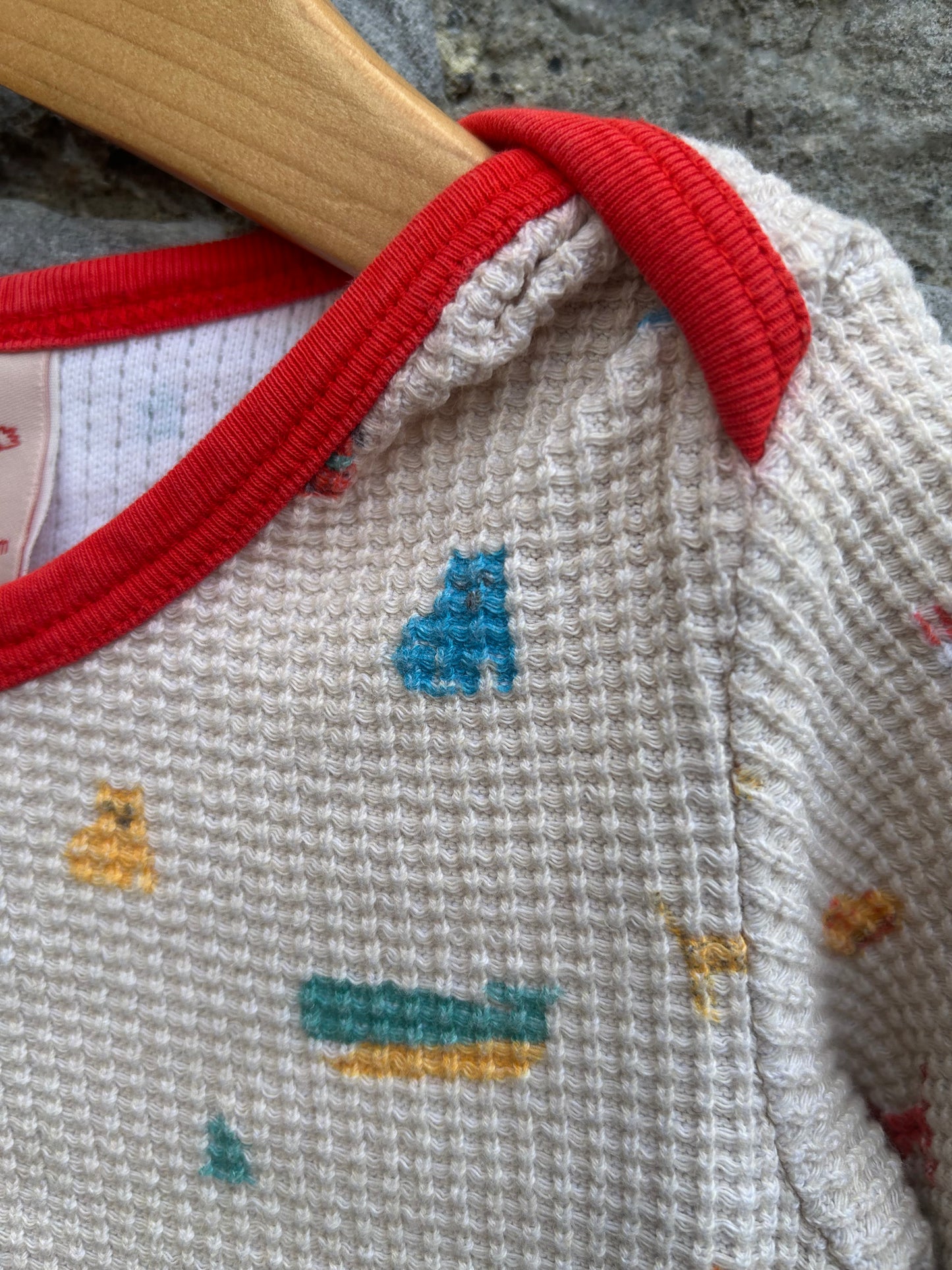 Mini animals cream vest  18-24m (86-92cm)