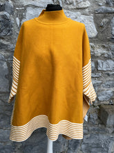 Load image into Gallery viewer, Mustard oversized jumper uk 10-18

