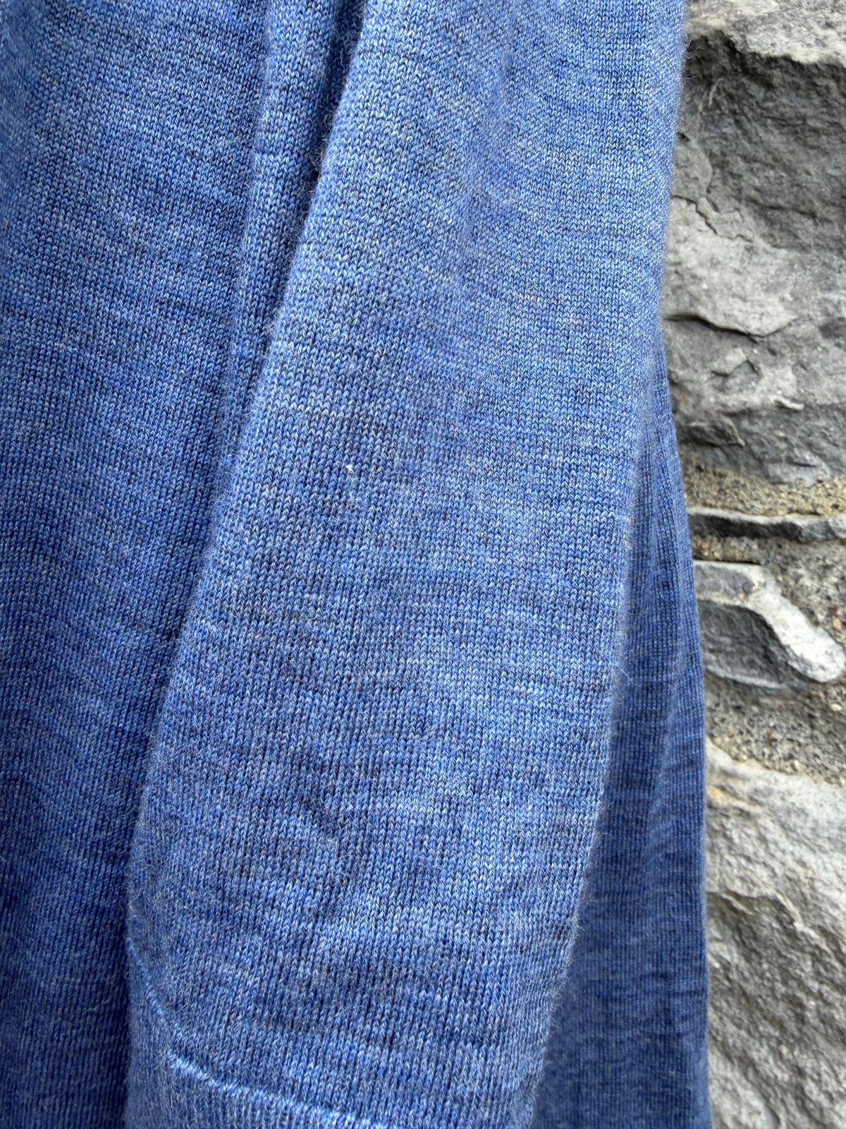 Blue wool turtleneck jumper dress uk 12