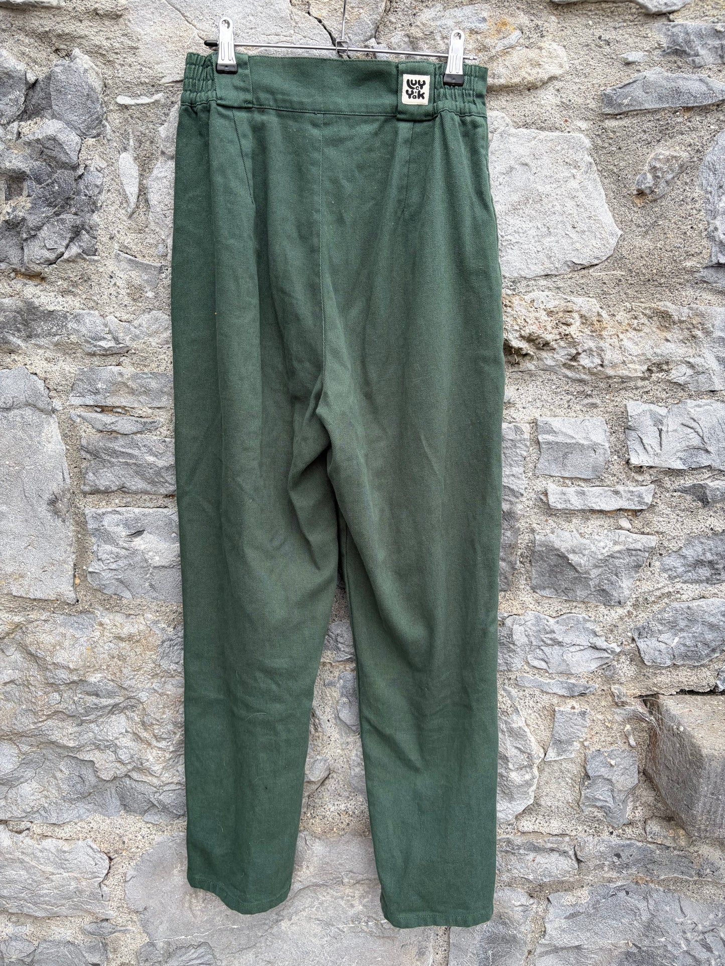Addison - Cotton Jeans in Posy Green uk 8-10