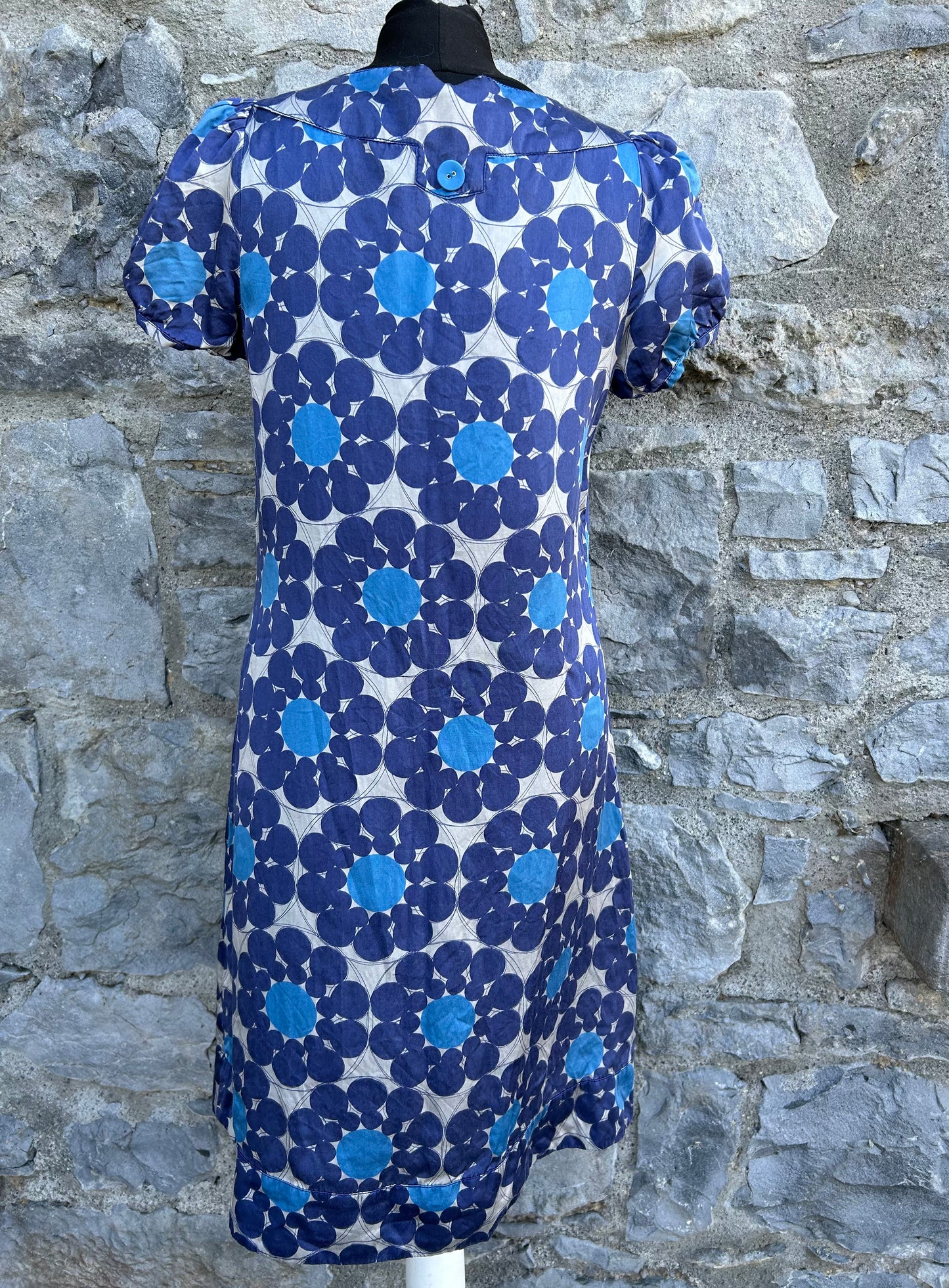 Blue flower mandalas dress uk 8-10