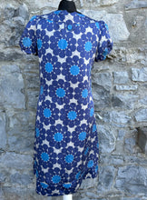 Load image into Gallery viewer, Blue flower mandalas dress uk 8-10
