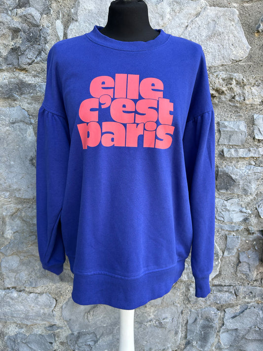 Elle blue sweatshirt uk 12-14