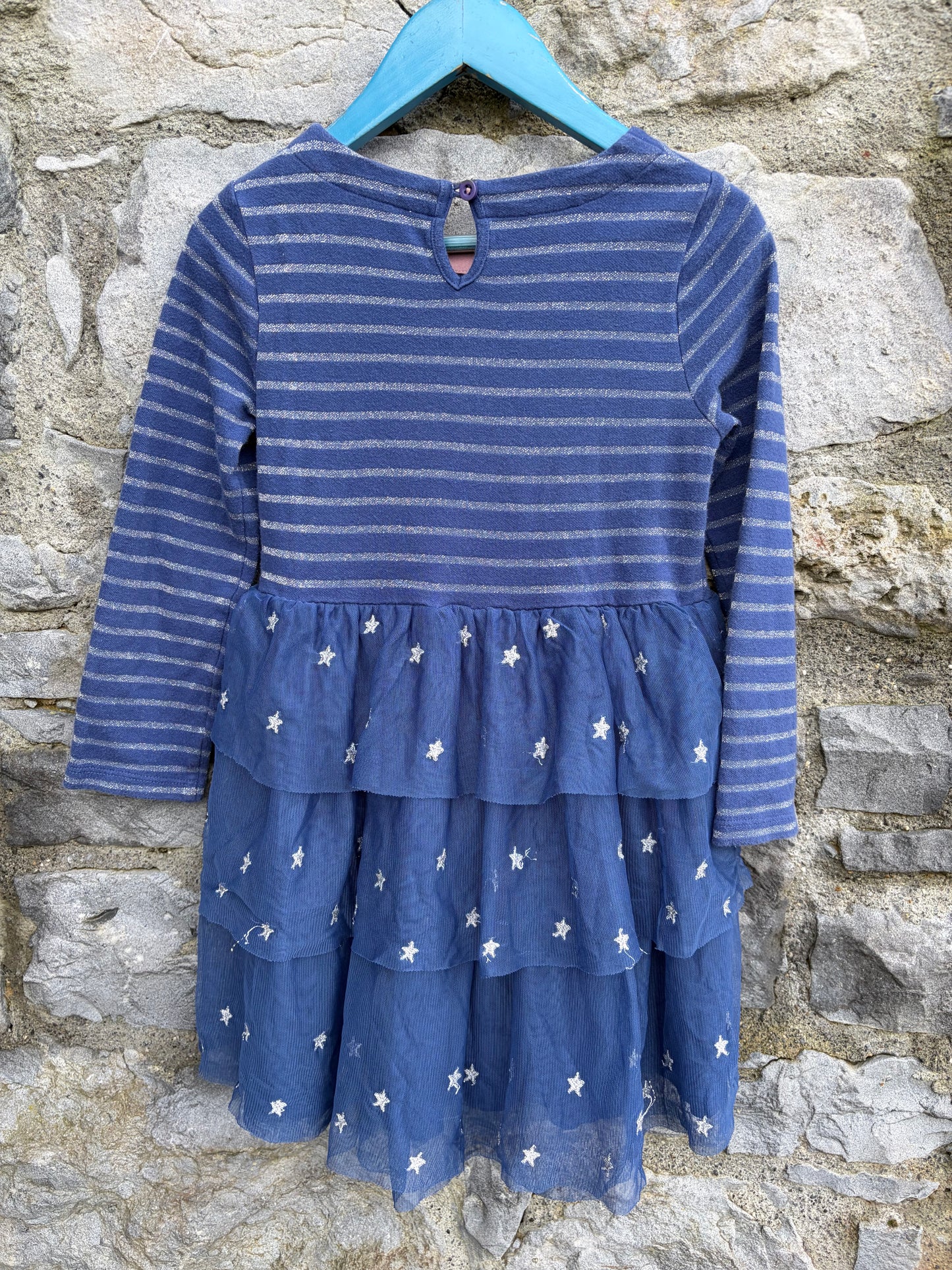 MB Navy stripes&stars dress 6-7y (116-122cm)