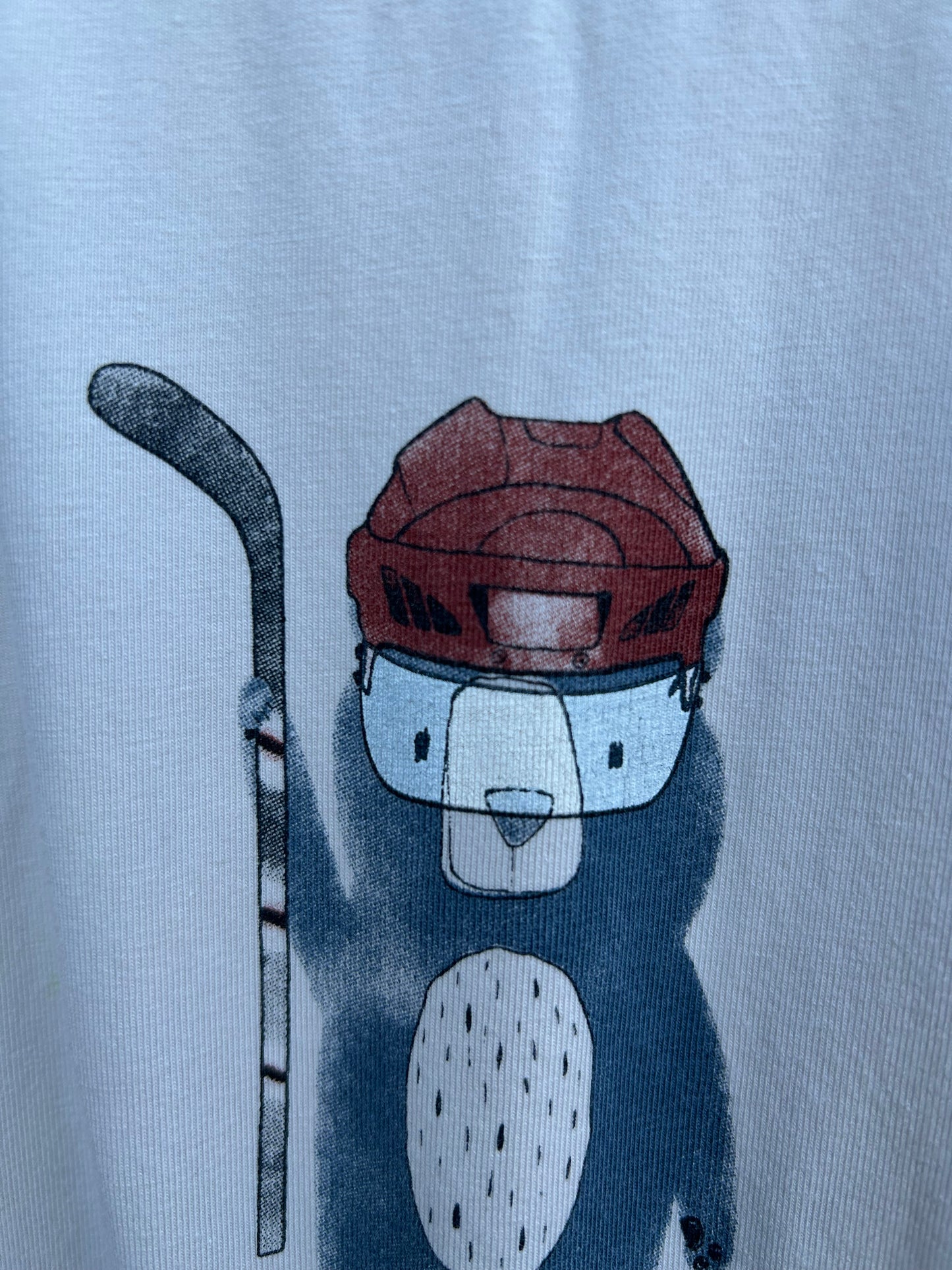 Hockey bear cream top 3-4y (98-104cm)