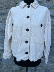 Thick cord white jacket uk 10-12