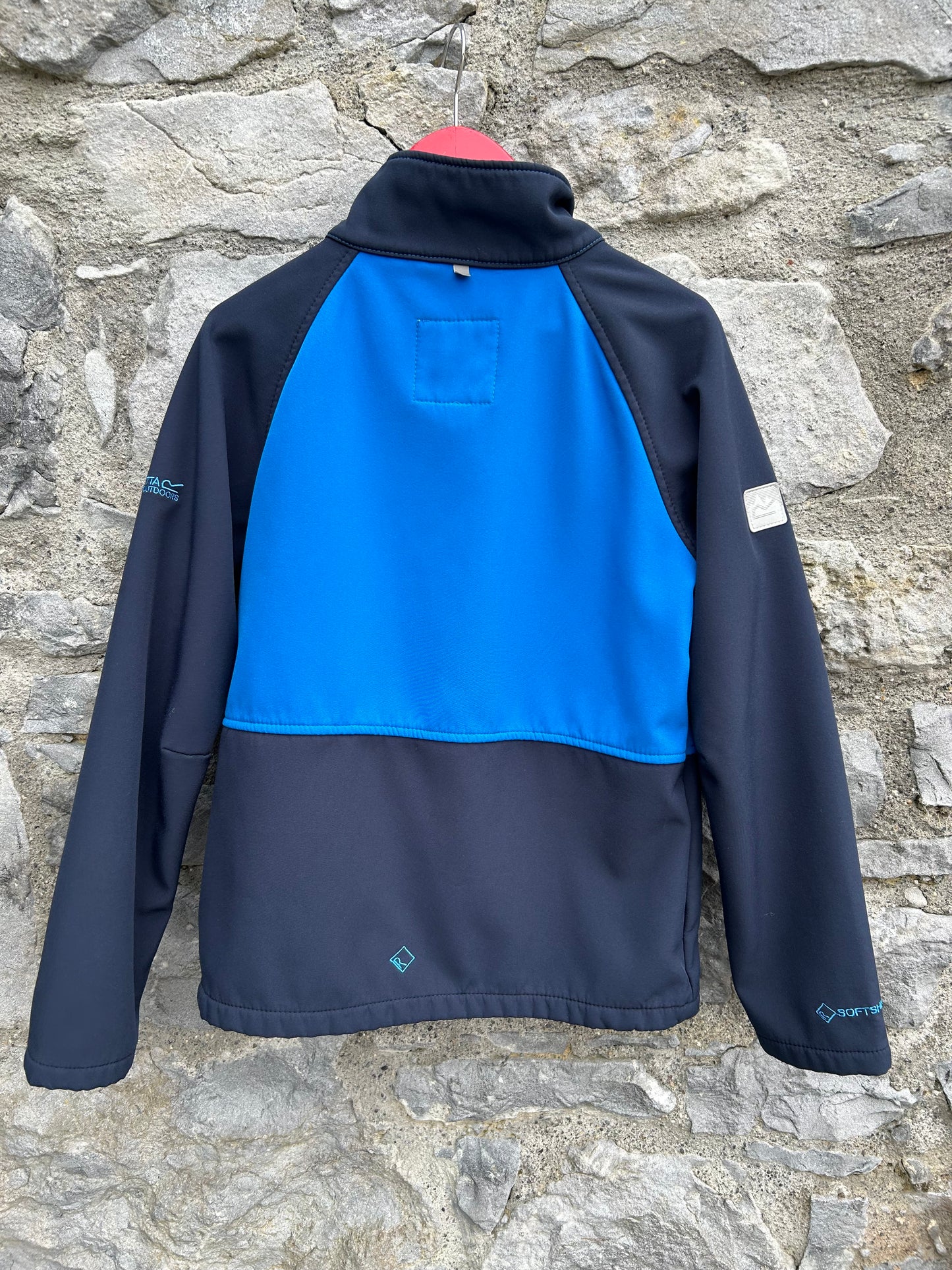 Navy&blue softshell jacket  11-12y (146-152cm)