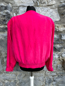 80s pink light jacket uk 12-14