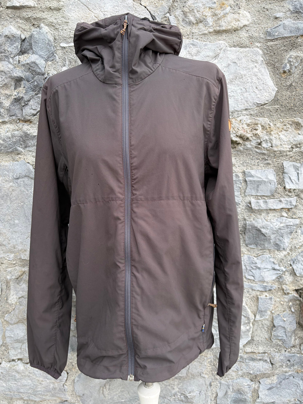 Brown light Hybrid Windbreaker Jacket Small