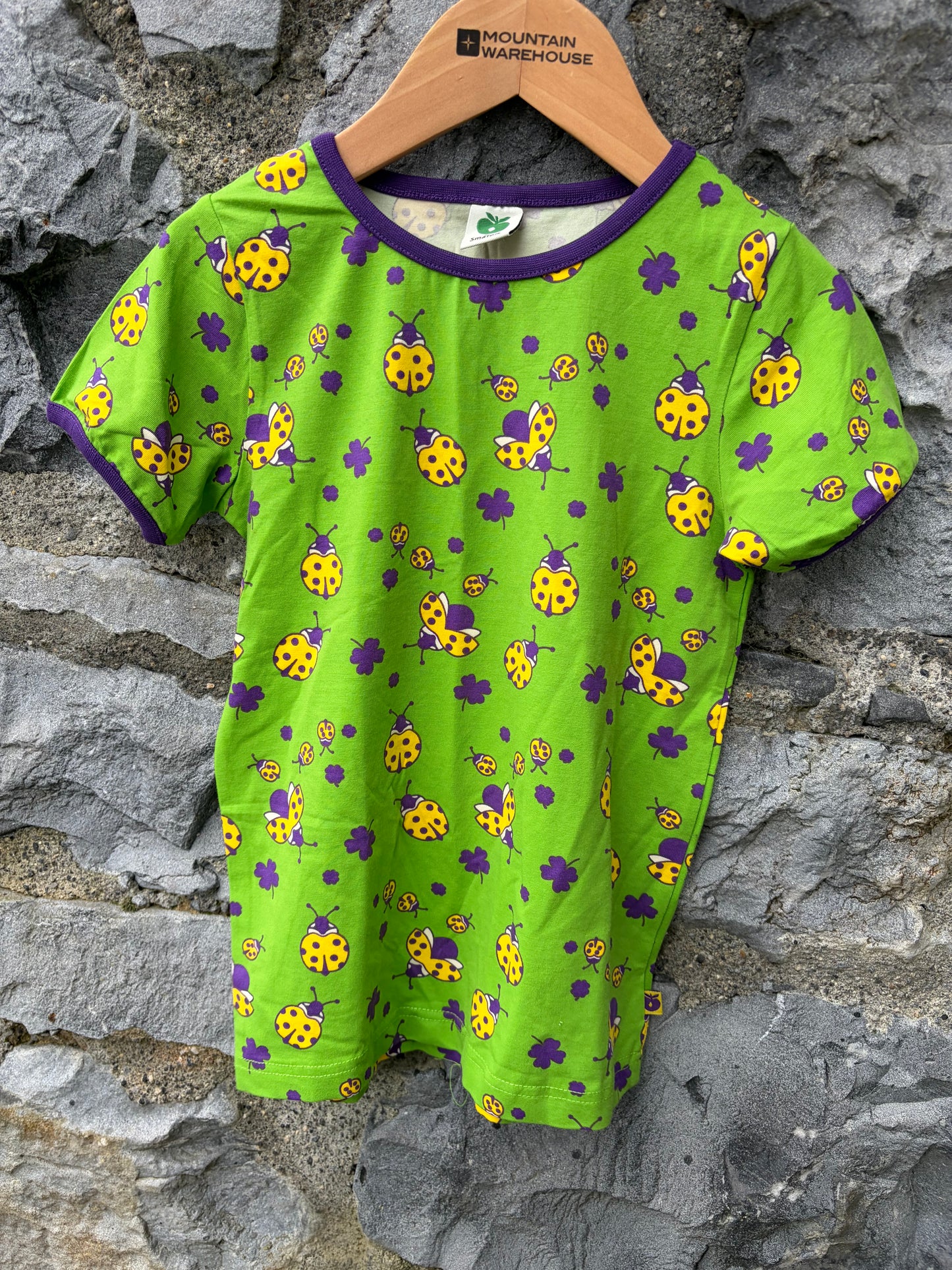 Ladybugs&clover green T-shirt  5-6y (110-116cm)