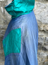 Load image into Gallery viewer, 80s Green&amp;blue shell jacket M/L men
