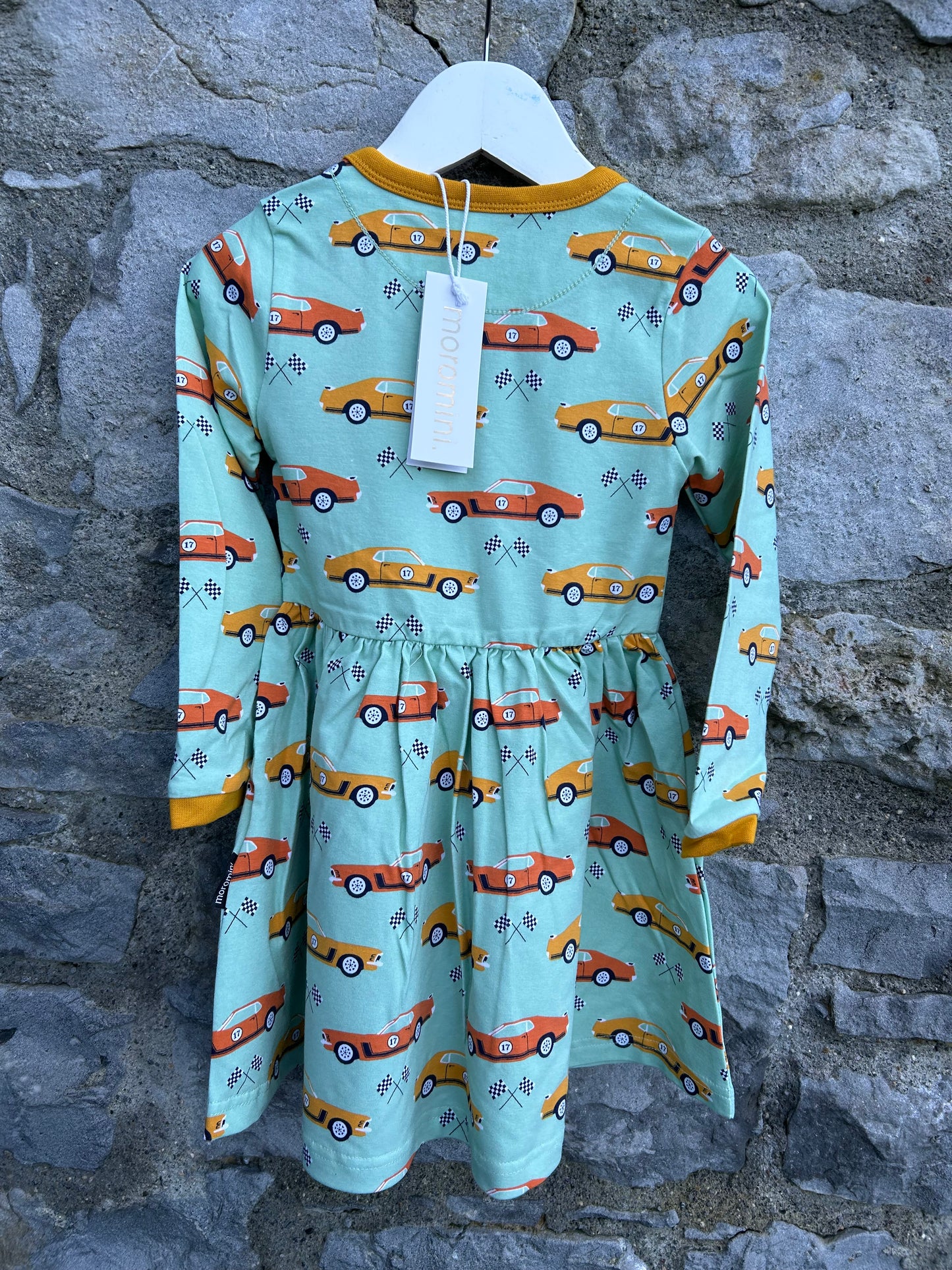 Racing cars dress  2-3y (92-98cm)