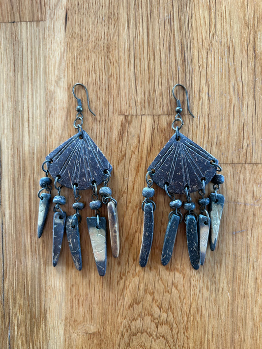 Coconut earrings