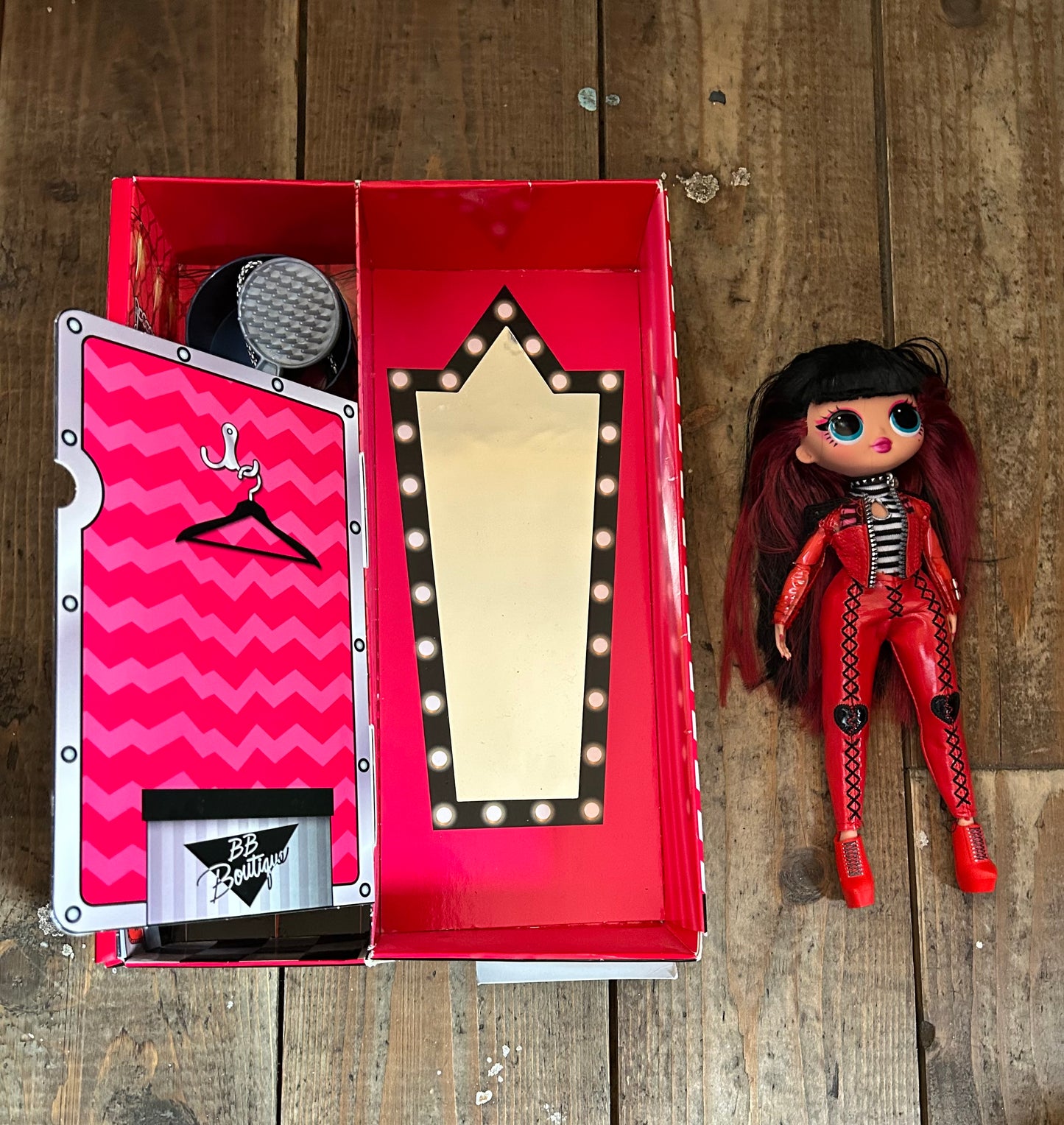 OMG doll with Red&black hair