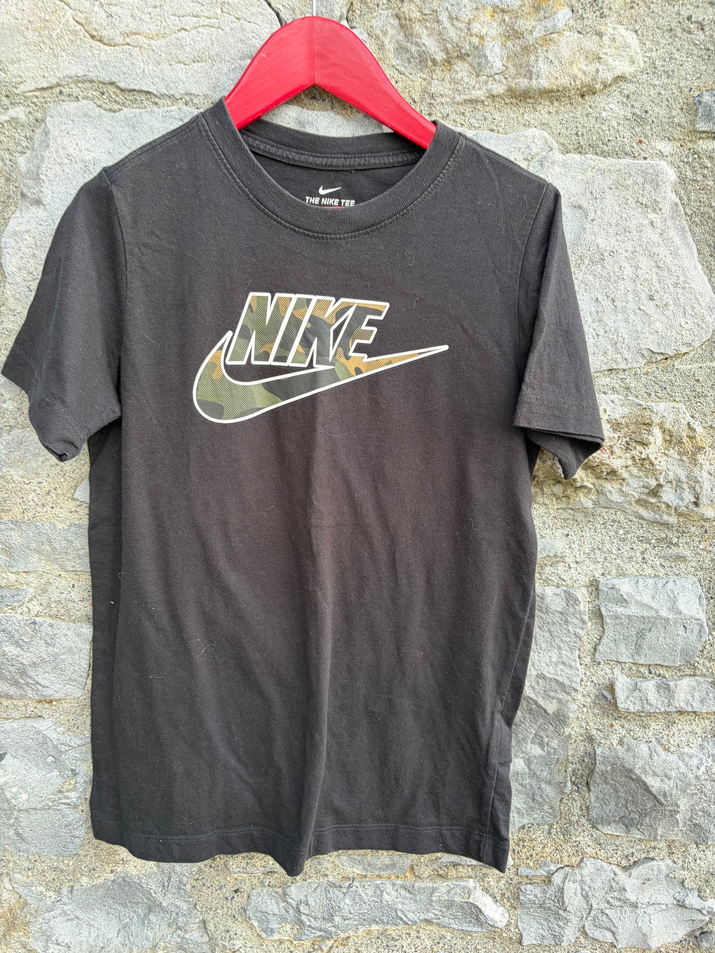 Camo patterned logo T-shirt  9-10y (134-140cm)