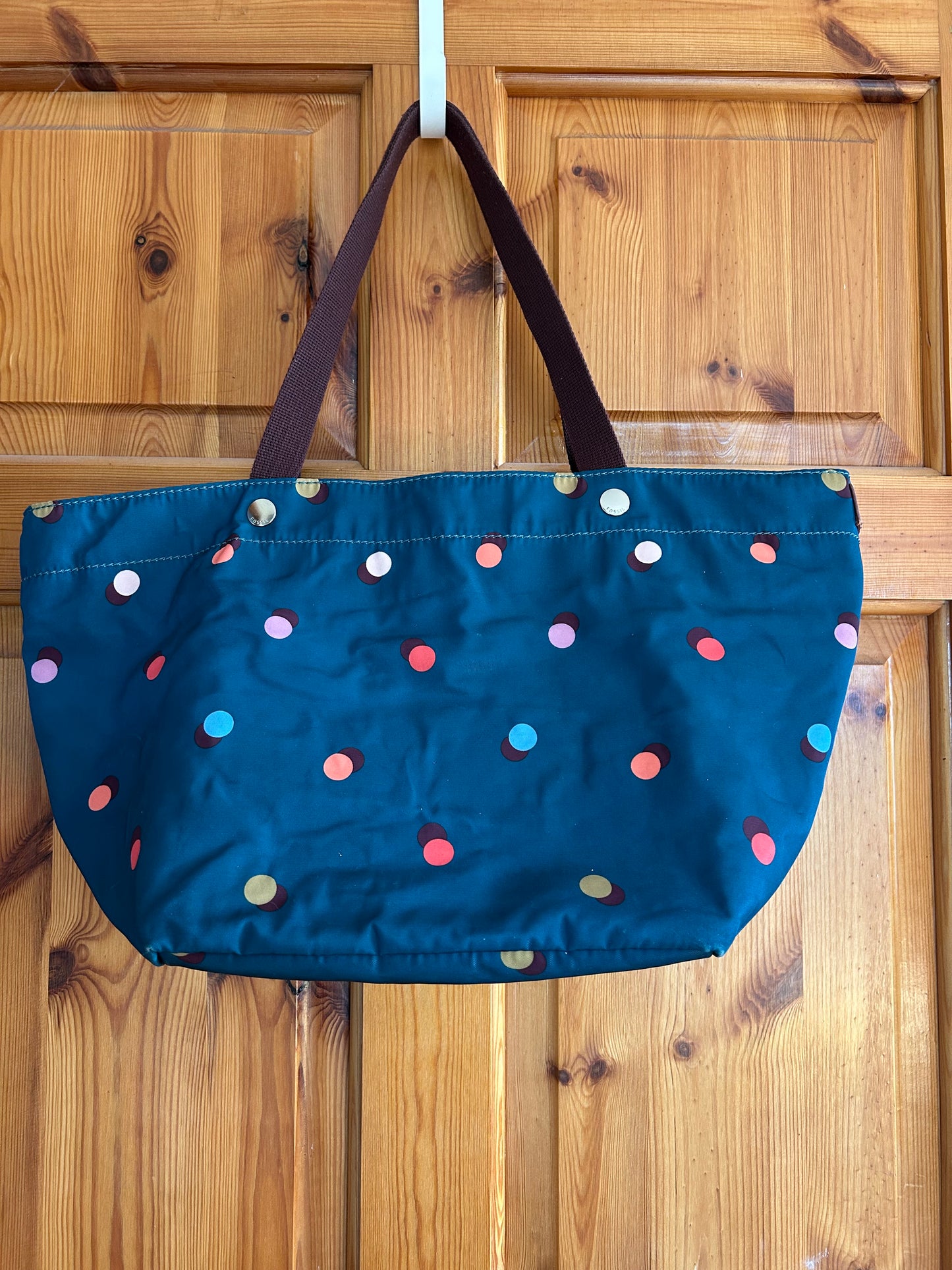 Teal&dots bag set