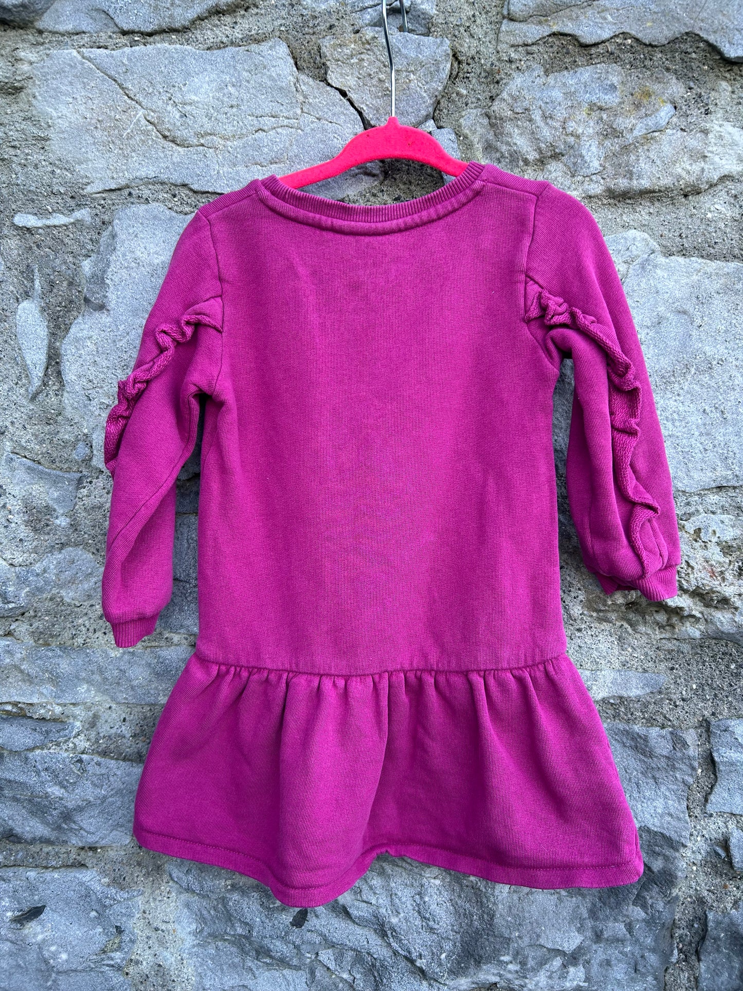 Cupcake pink sweat tunic 12-18m (80-86cm)