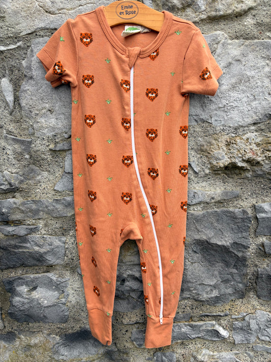 Tigers rusty onesie 12-18m (80-86cm)