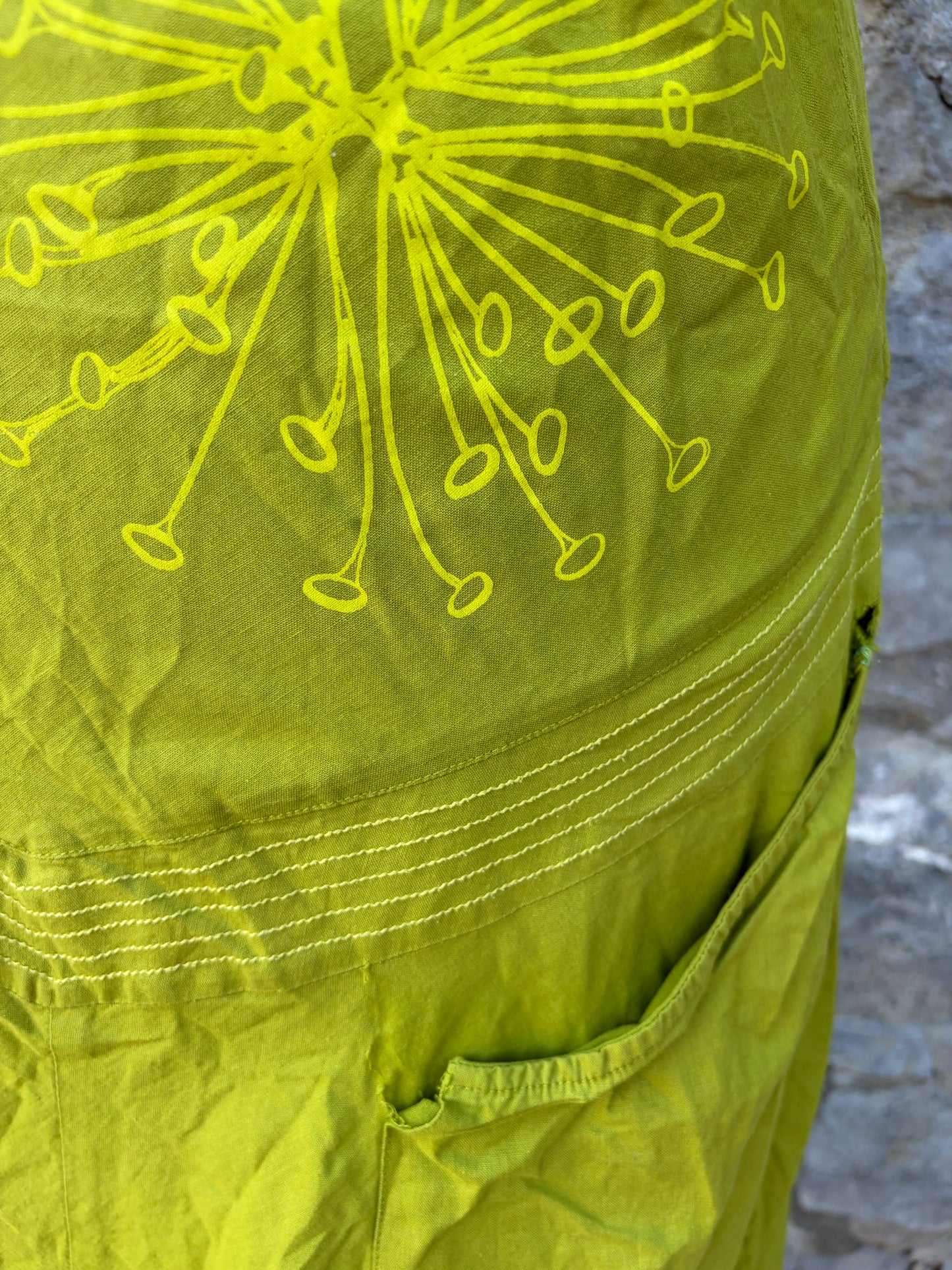 Lime sun dress uk 8-10