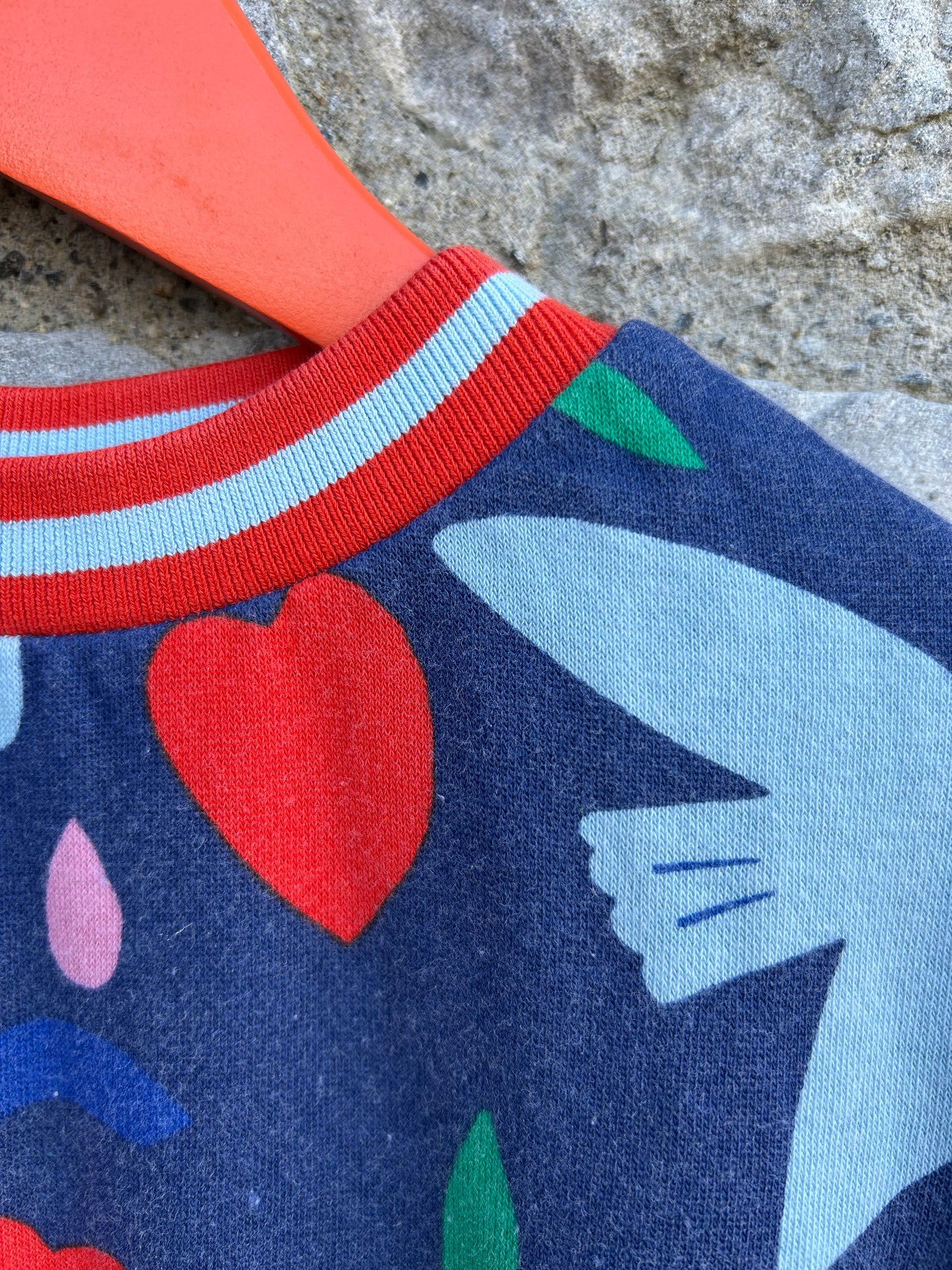 MB Rainbows&dinos navy dress  5-6y (110-116cm)