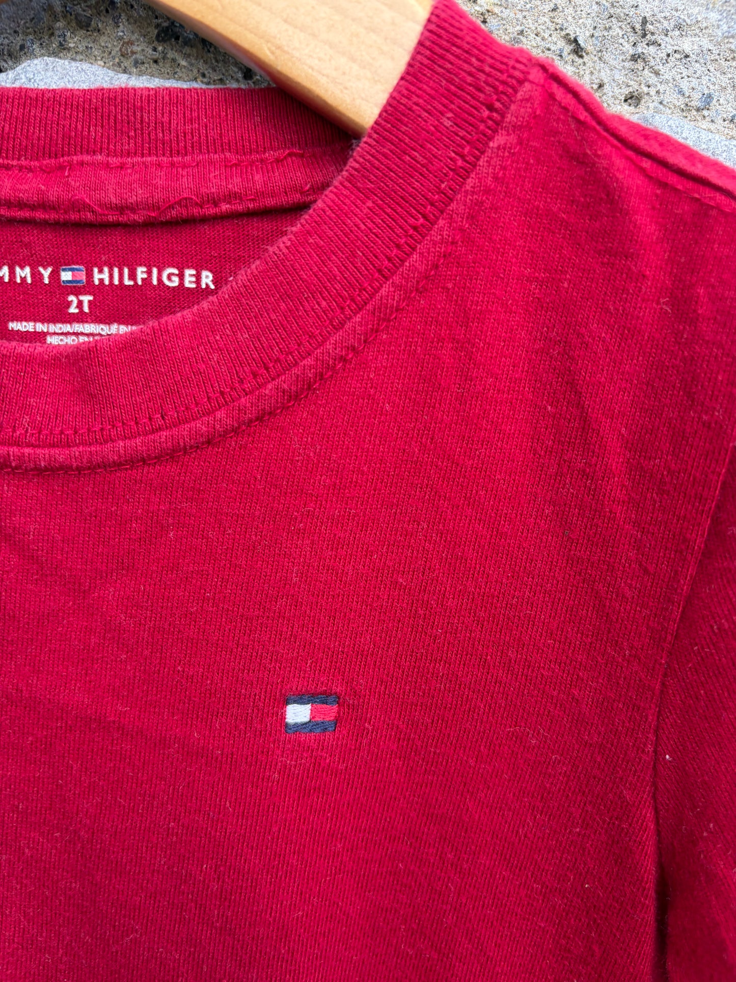TH dark red T-shirt  18-24m (86-92cm)