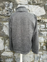 Load image into Gallery viewer, Grey zipped fleece S/M

