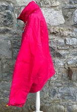 Load image into Gallery viewer, Pink raincoat Large or uk 14-16
