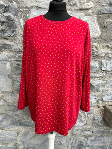 Red spotty top uk 18