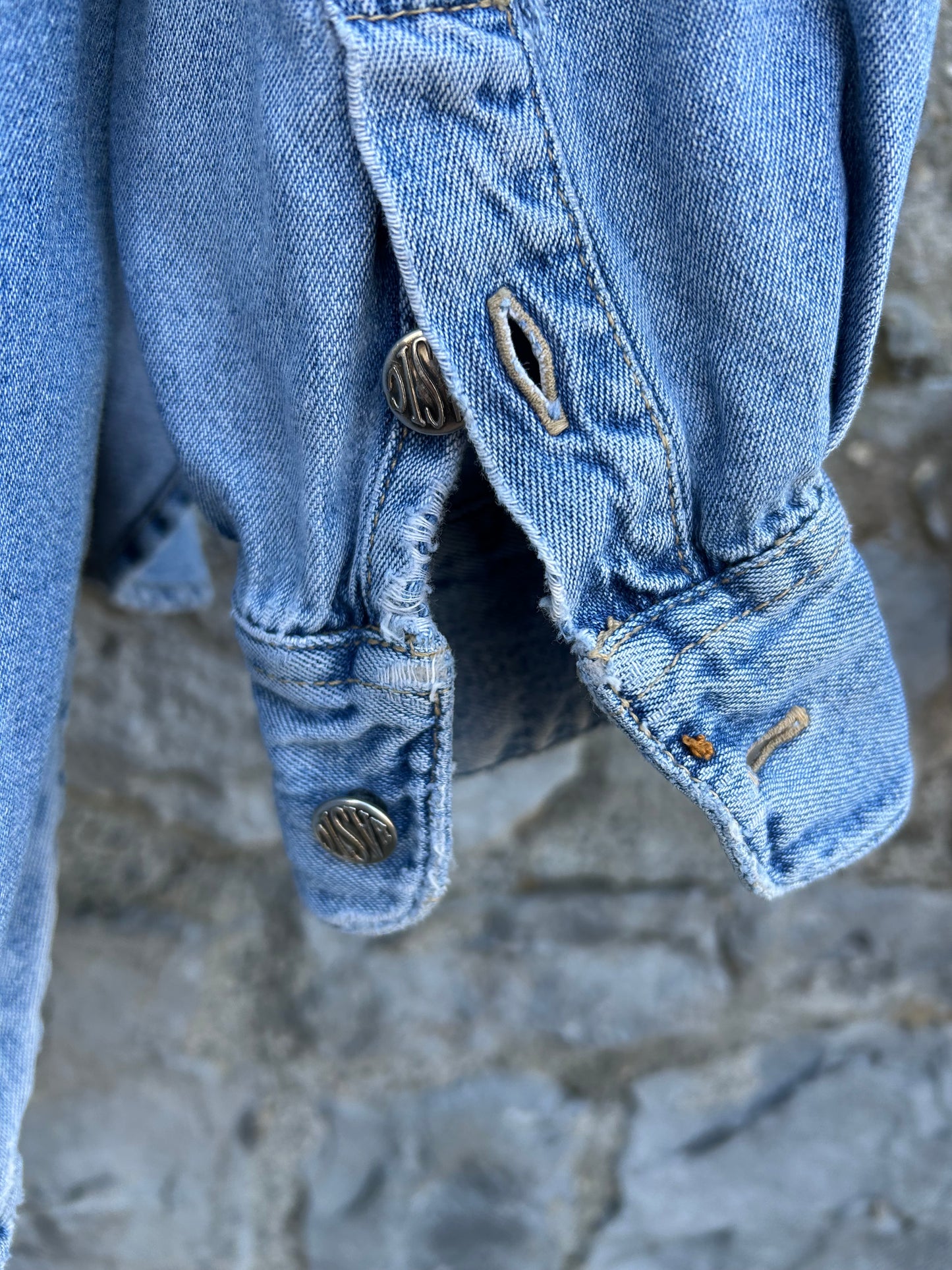 90s denim shirt XL