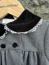 Load image into Gallery viewer, 90s black houndstooth coat   18-24m (86-92cm)

