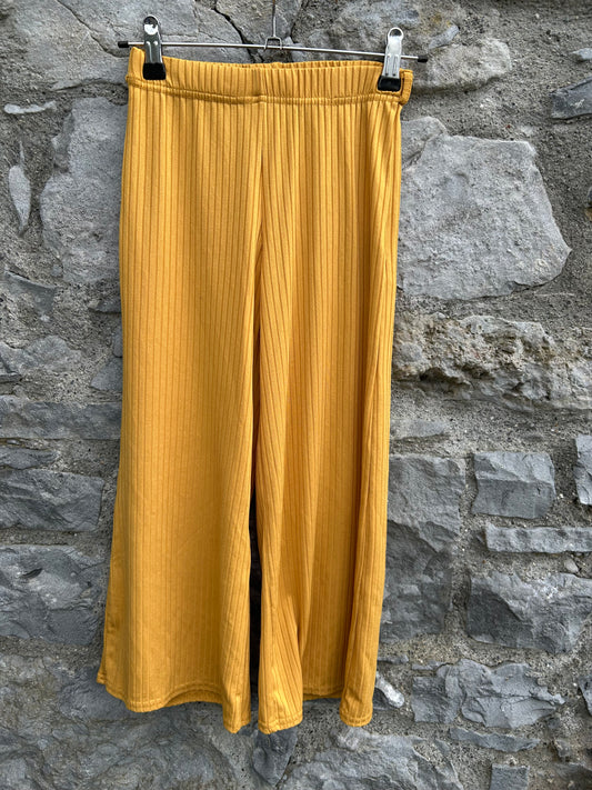 Mustard ribbed culottes  10-11y (140-146cm)