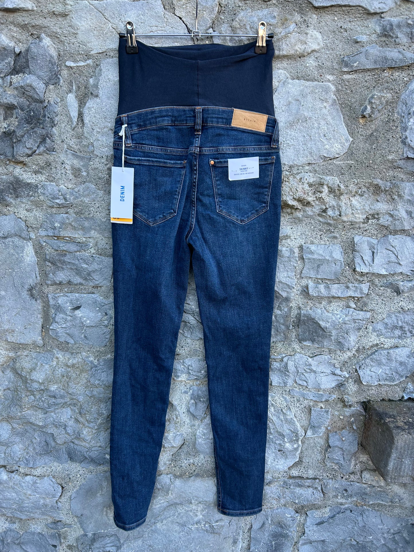 Skinny high rib skinny jeans uk 8