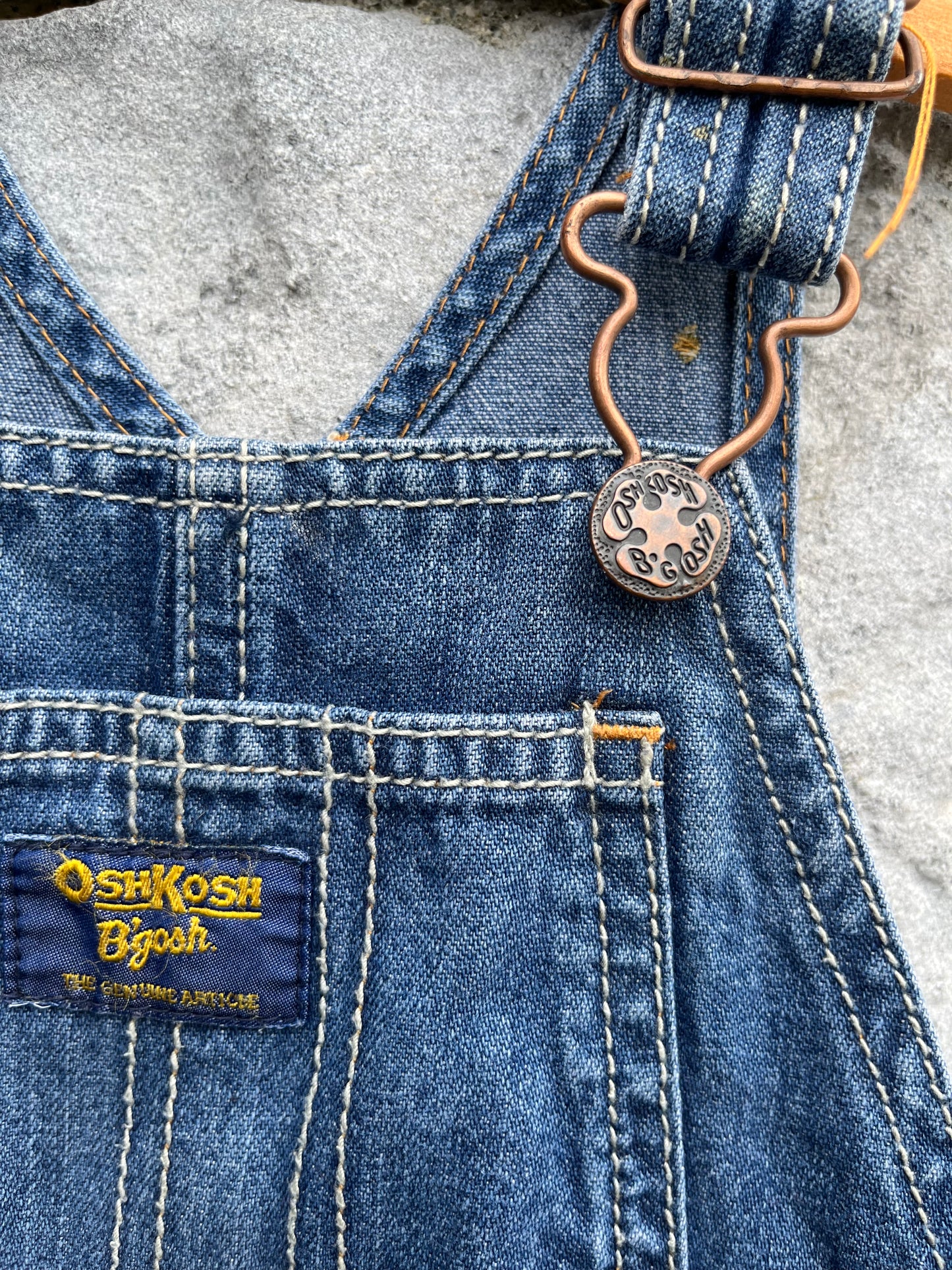 Y2K denim dungarees  12-18m (80-86cm)