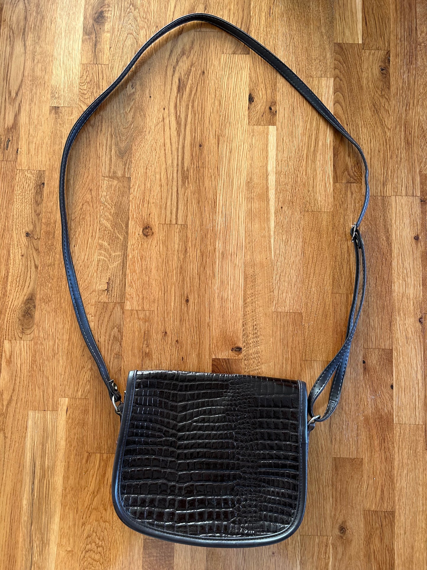 Black "crocodile" bag