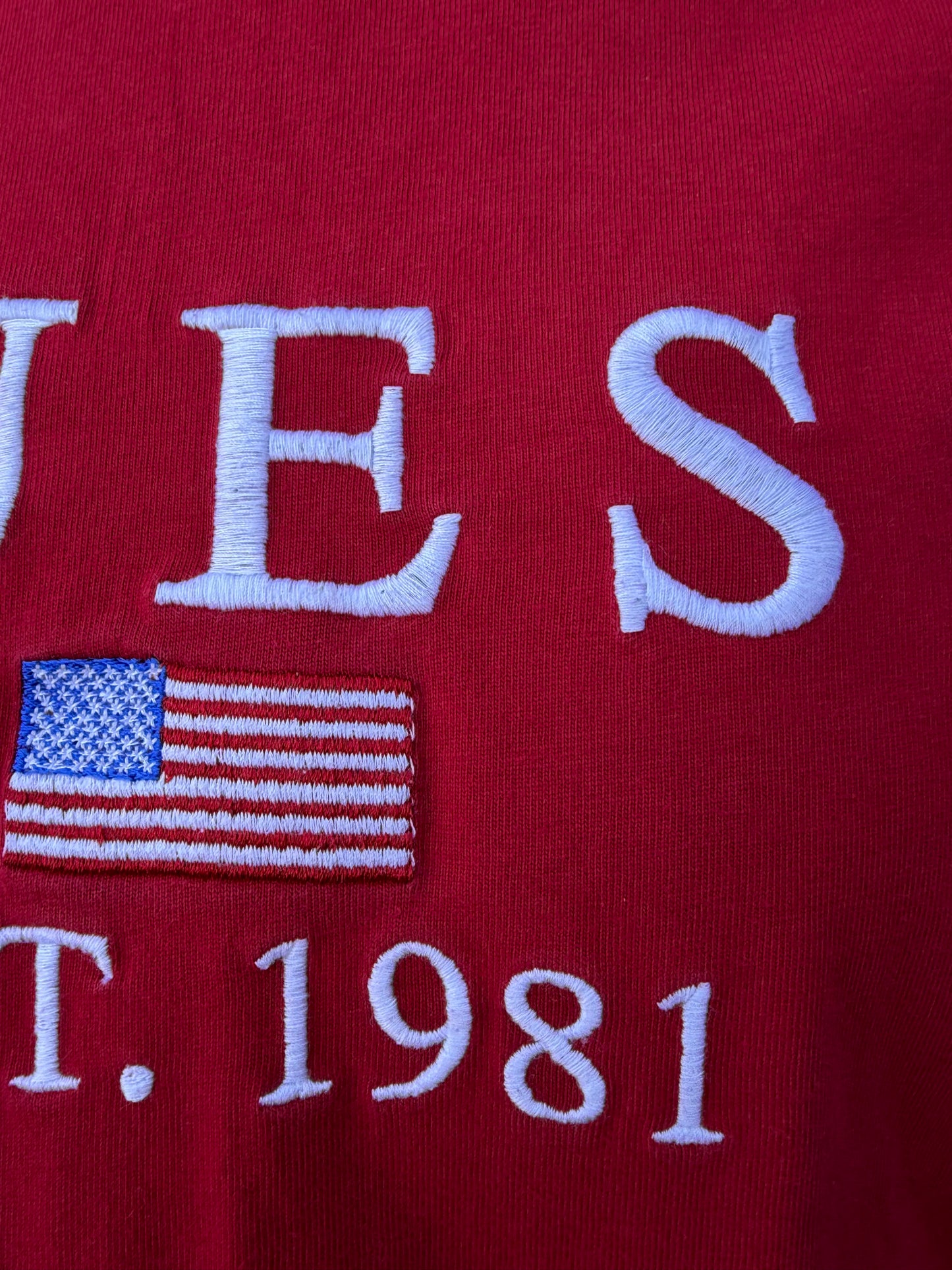 Guess red t-shirt Medium