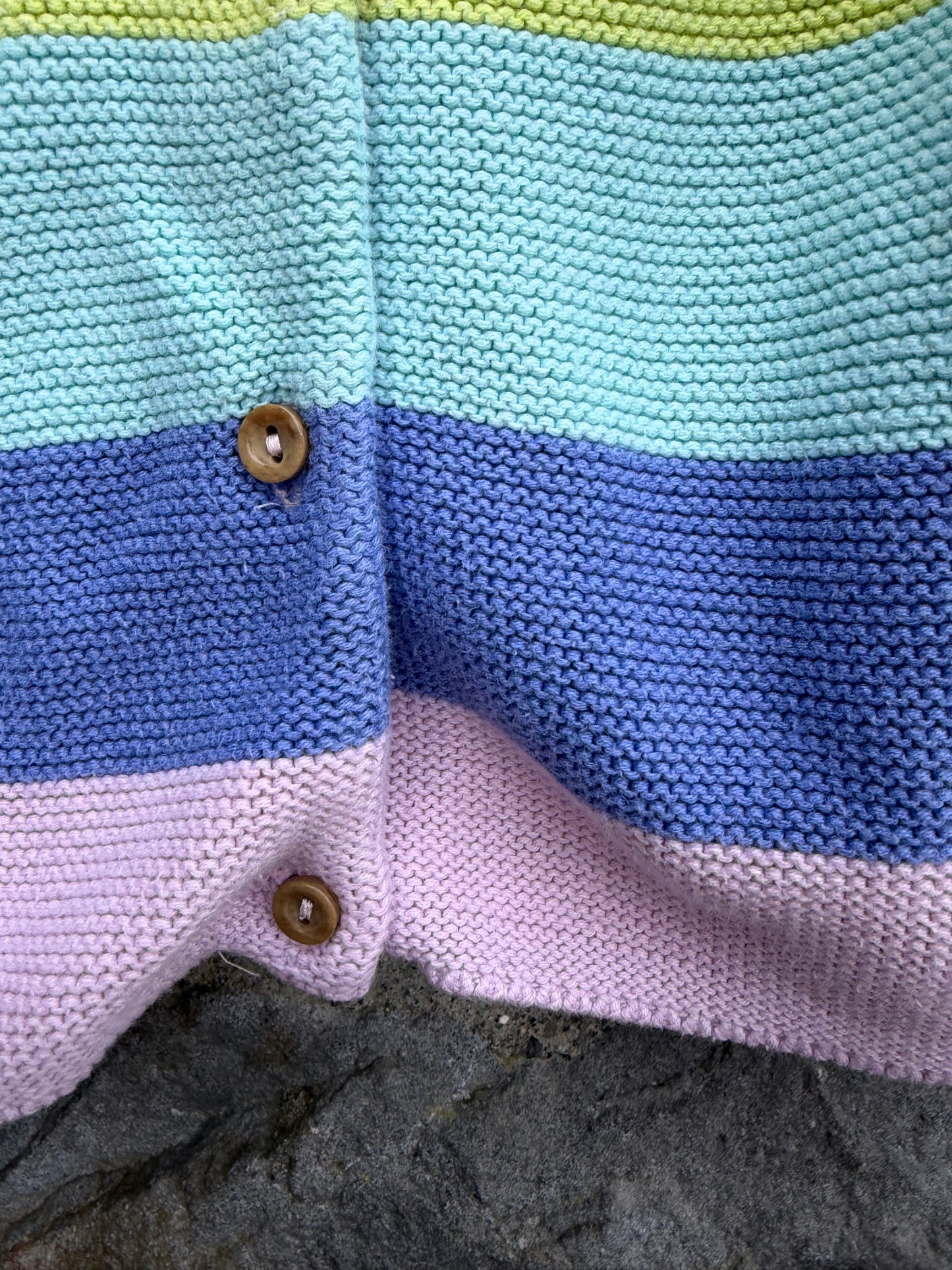Rainbow panels cardigan  2-3y (92-98cm)