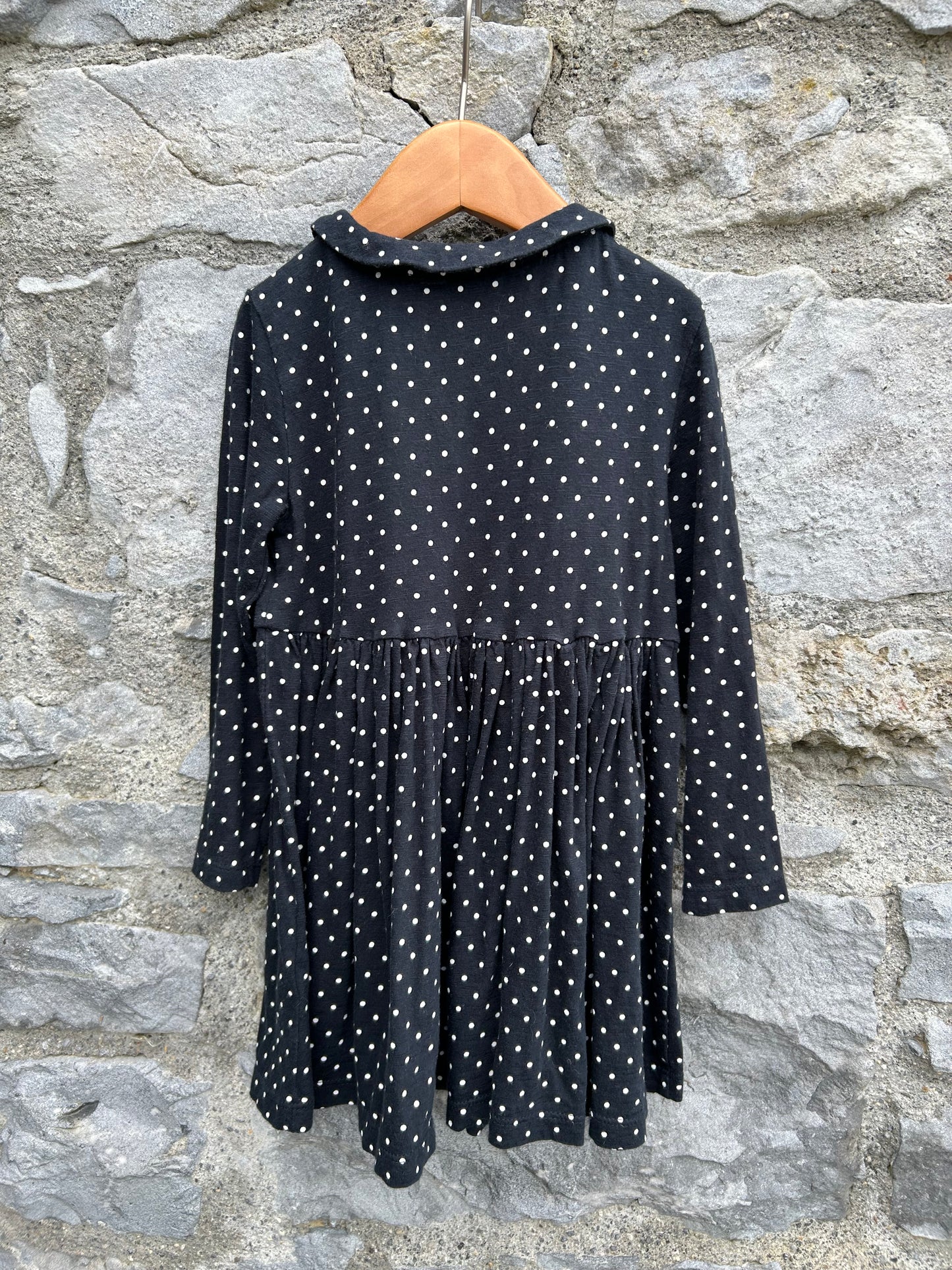 Black spotty dress  18-24m (86-92cm)