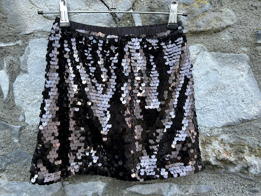 Black sequin skirt  5-6y (110-116cm)