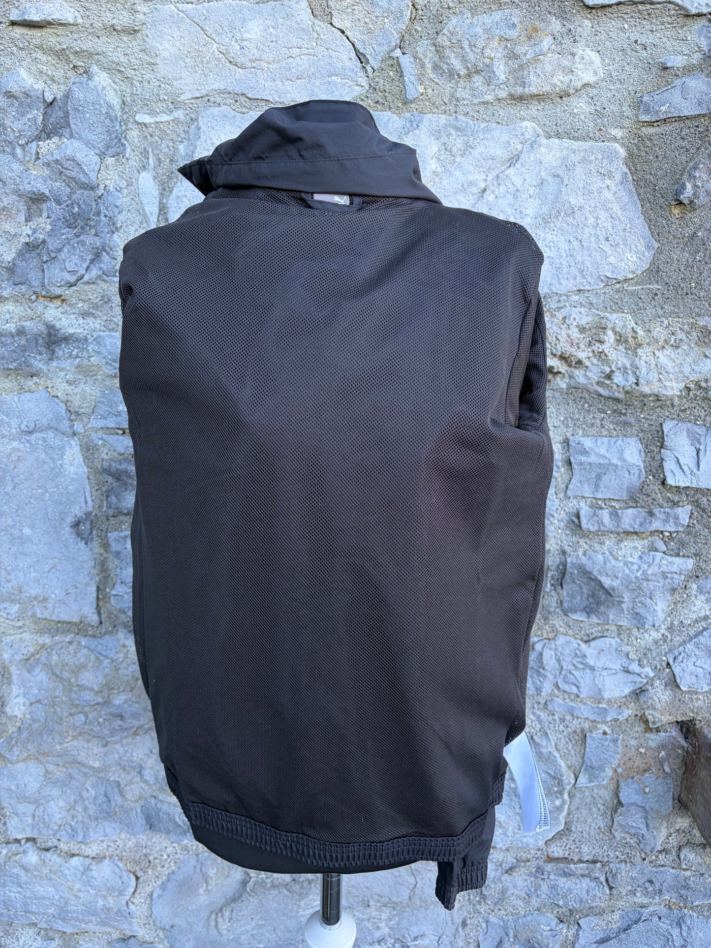 Team rise All Weather black Jacket  13-14y (158-164cm)