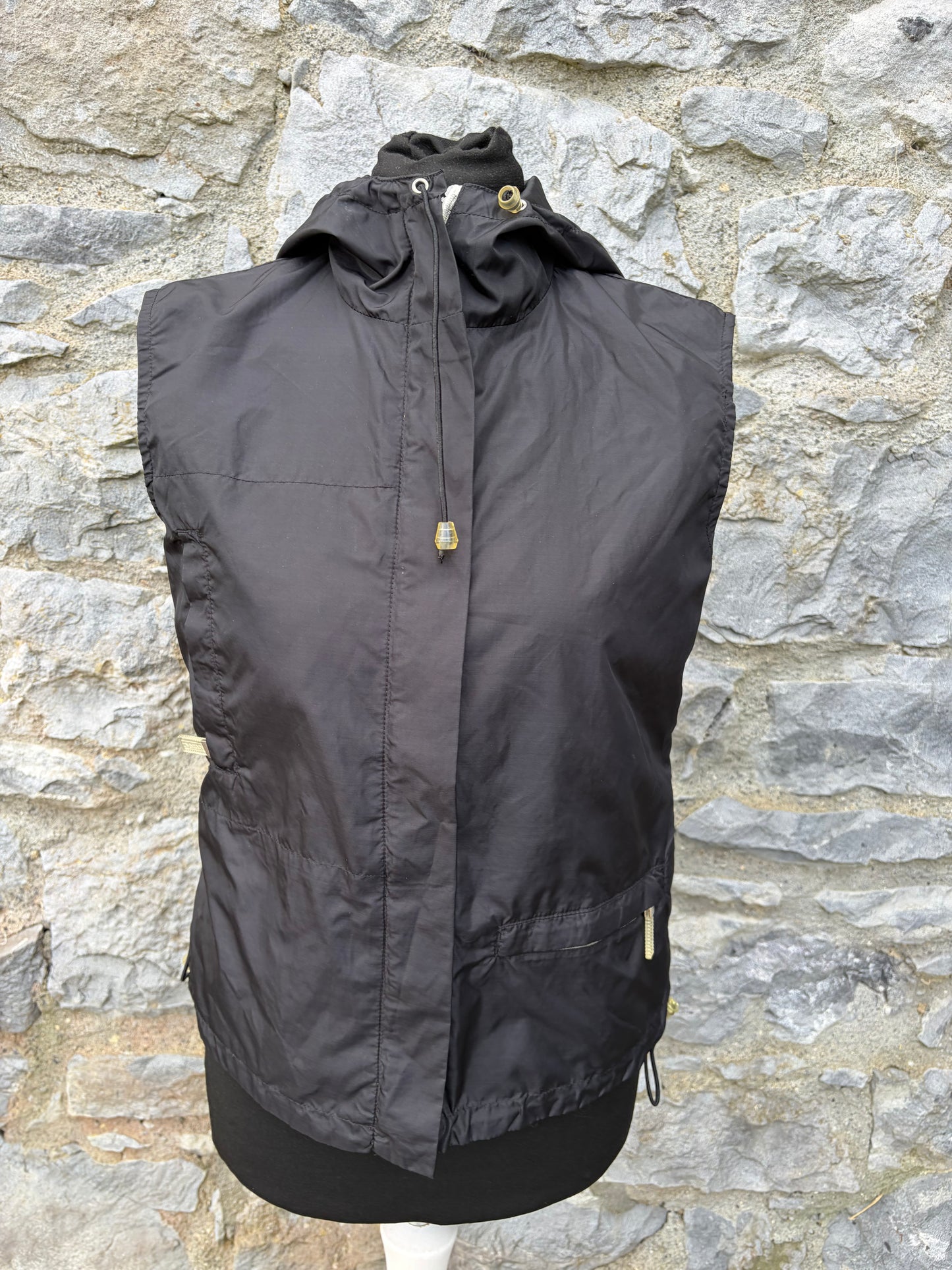 Y2K black gilet uk 8